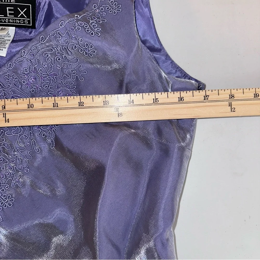 Alex‎ Evenings Petite Dress And Bolero Jacket Sz 8P Gown Mother Of The Bride